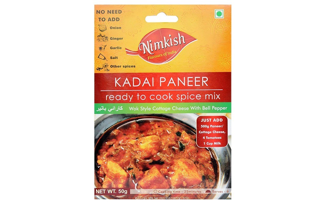 Nimkish Kadia Paneer Masala   Box  50 grams